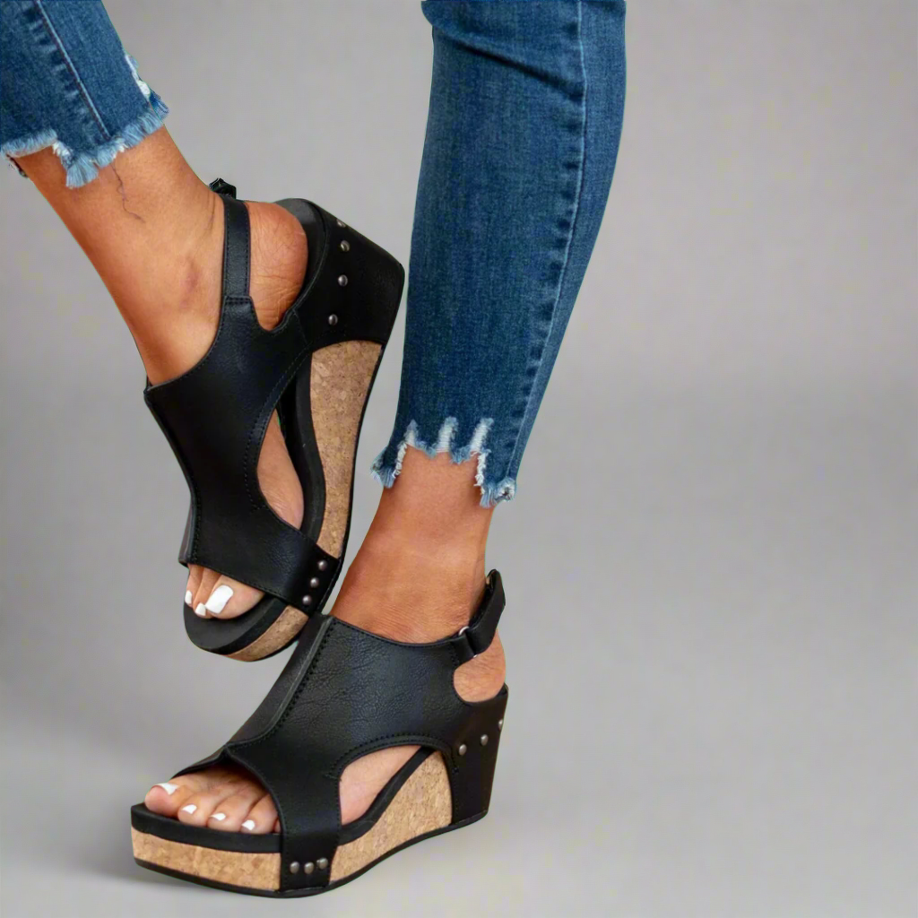 Capucine | Sandales Orthopédiques Confortables en Cuir Vegan