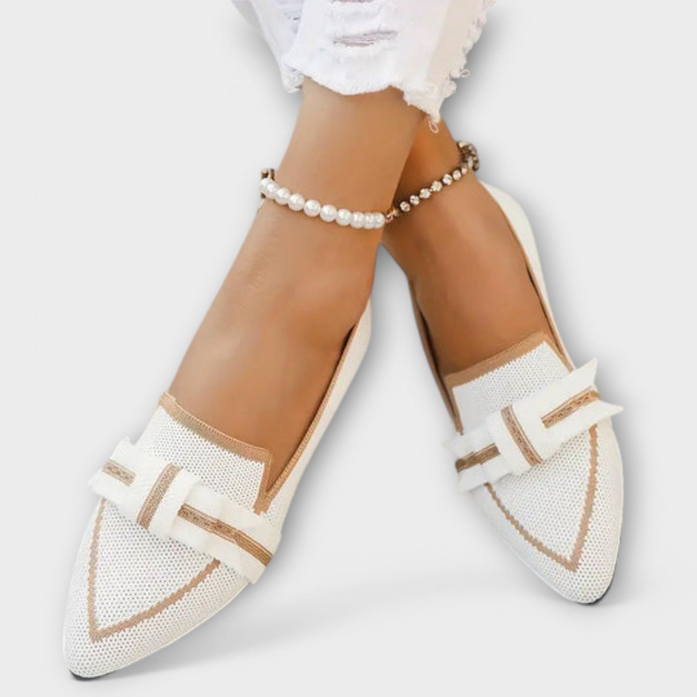 Camille | Ballerines à nœud chic et confort inégalé