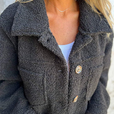 Dion™ -  Veste courte en Laine écologique avec revers