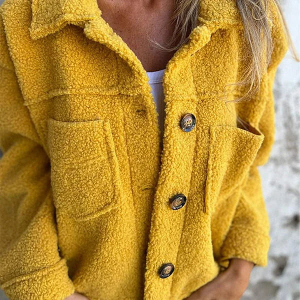 Dion™ -  Veste courte en Laine écologique avec revers